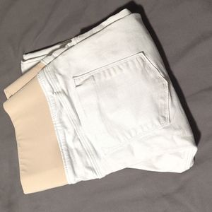 Maternity White Jeans